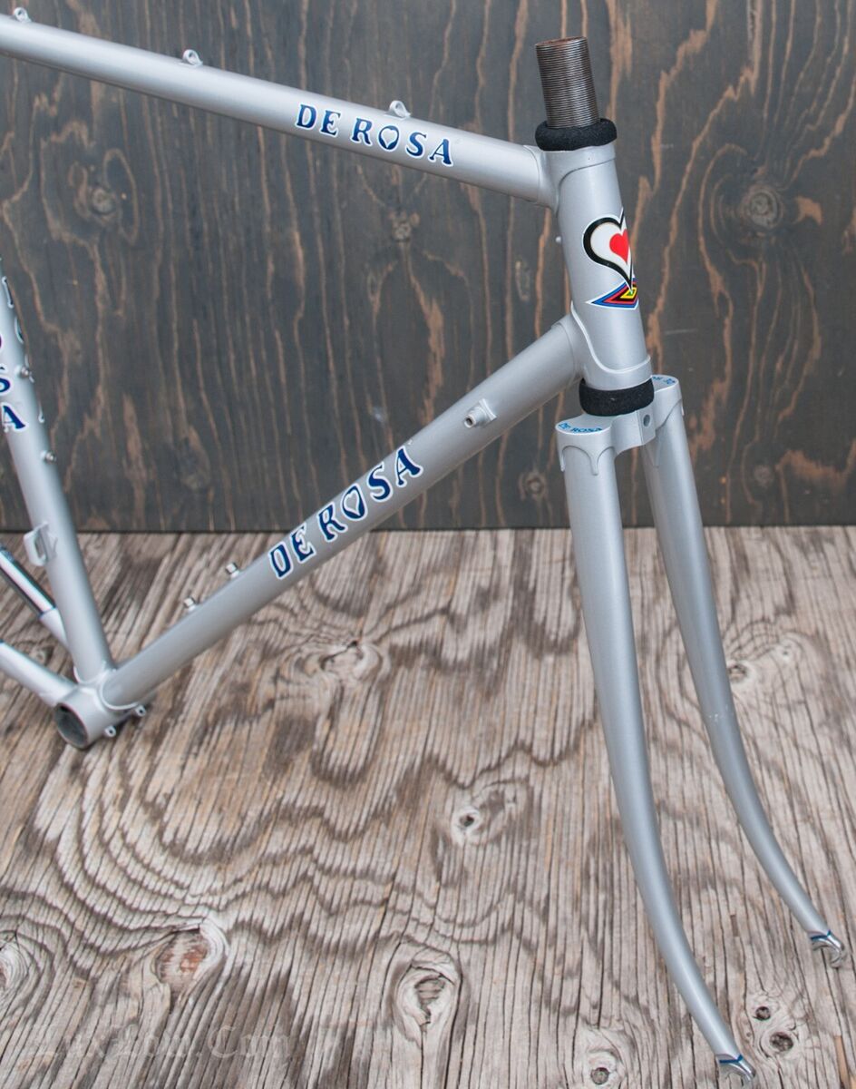 NOS Vintage 54cm De Rosa Road Bike FRAME & FORK Columbus SLX NOS Vintage 54cm De Rosa Road Bike FRAME & FORK Columbus SLX