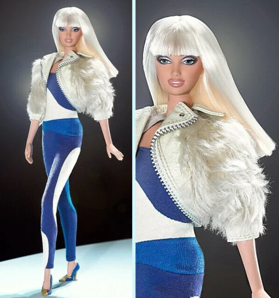 Versus Versace Barbie Fashion Doll Gold Label Limited Versus Versace Barbie Fashion Doll Gold Label Limited