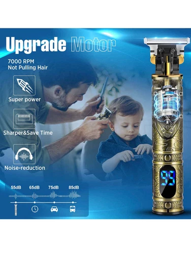 Limited Time Offer: Men's Haircut Scissors, Professional Trimmers Zero Clearance - Picture 6 of 9