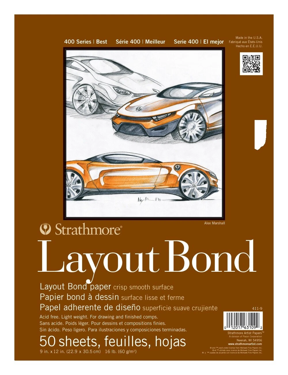 White Strathmore Art Pads for Artists