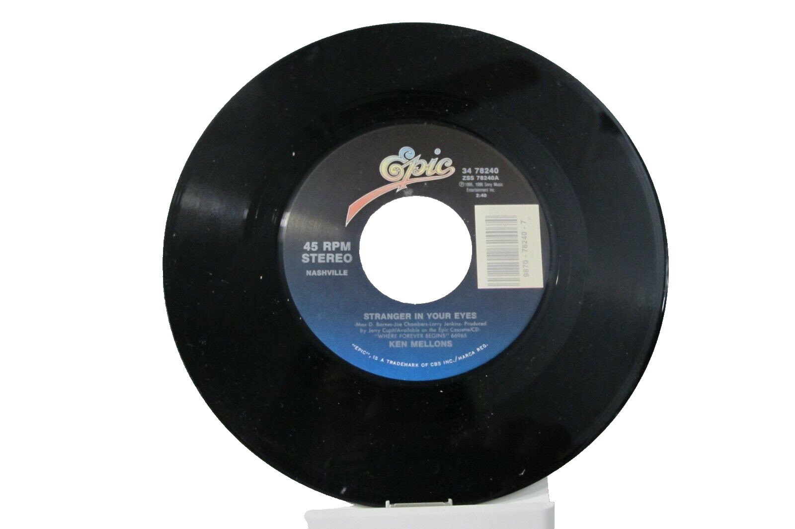 45 RECORD - KEN MELLONS - STRANGER IN YOUR EYES