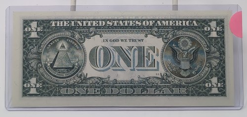 2017A 1 $ Federal Reserve Schein UNC FANCY SERIAL No 7+1 Broken Ladder 84127659 X95 - Bild 2 von 2