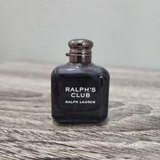 RALPH LAUREN RALPH'S CLUB EAU DE PARFUM MINI BOTTLE SPLASH 0.25 FL OZ / 7 ML NEW