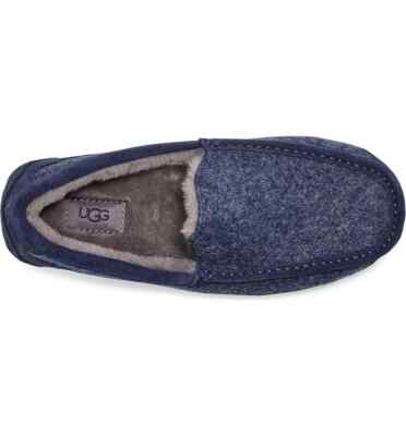 UGG Ascot Wool Loafer Slippers Men display picture 2