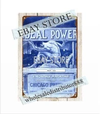 1916 Ideal Power Chicago Pneumatic Tool Co workbench trade industry metal tin