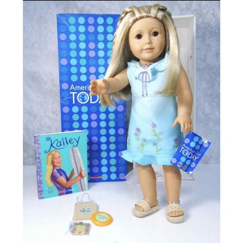 Vintage American Girl Pleasant Company Puppe Kailey Meet Outfit Accessoires Schmuck