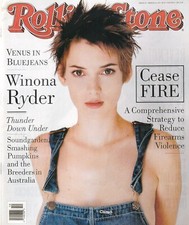 Winona Ryder, Rolling Stone Cover, 1994 - Mini Poster/Book Clipping