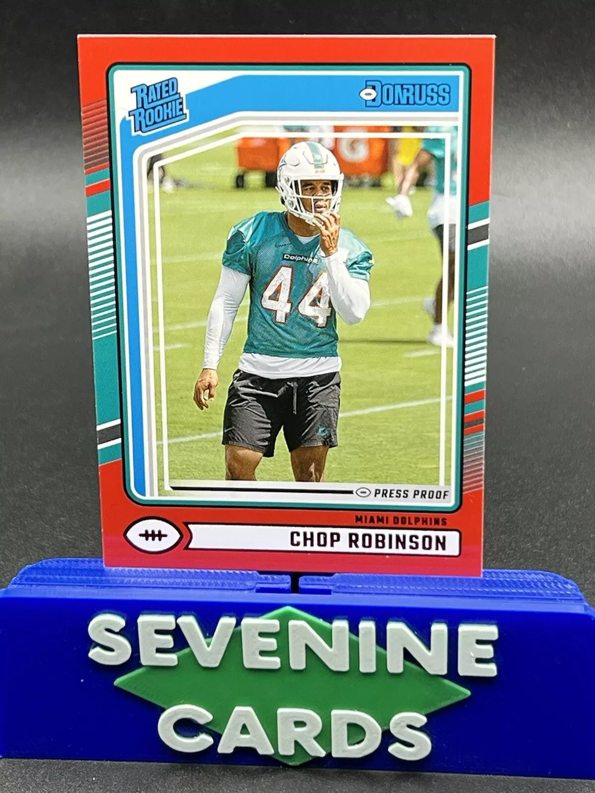 Chop Robinson trading card