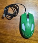 Neon Green Unlocked Wired LED Gaming Mouse - WORKS