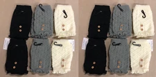 12 Pack Boot Cuffs Short Socks Toppers Women Crochet Knit Shell Leg Calf Warmers