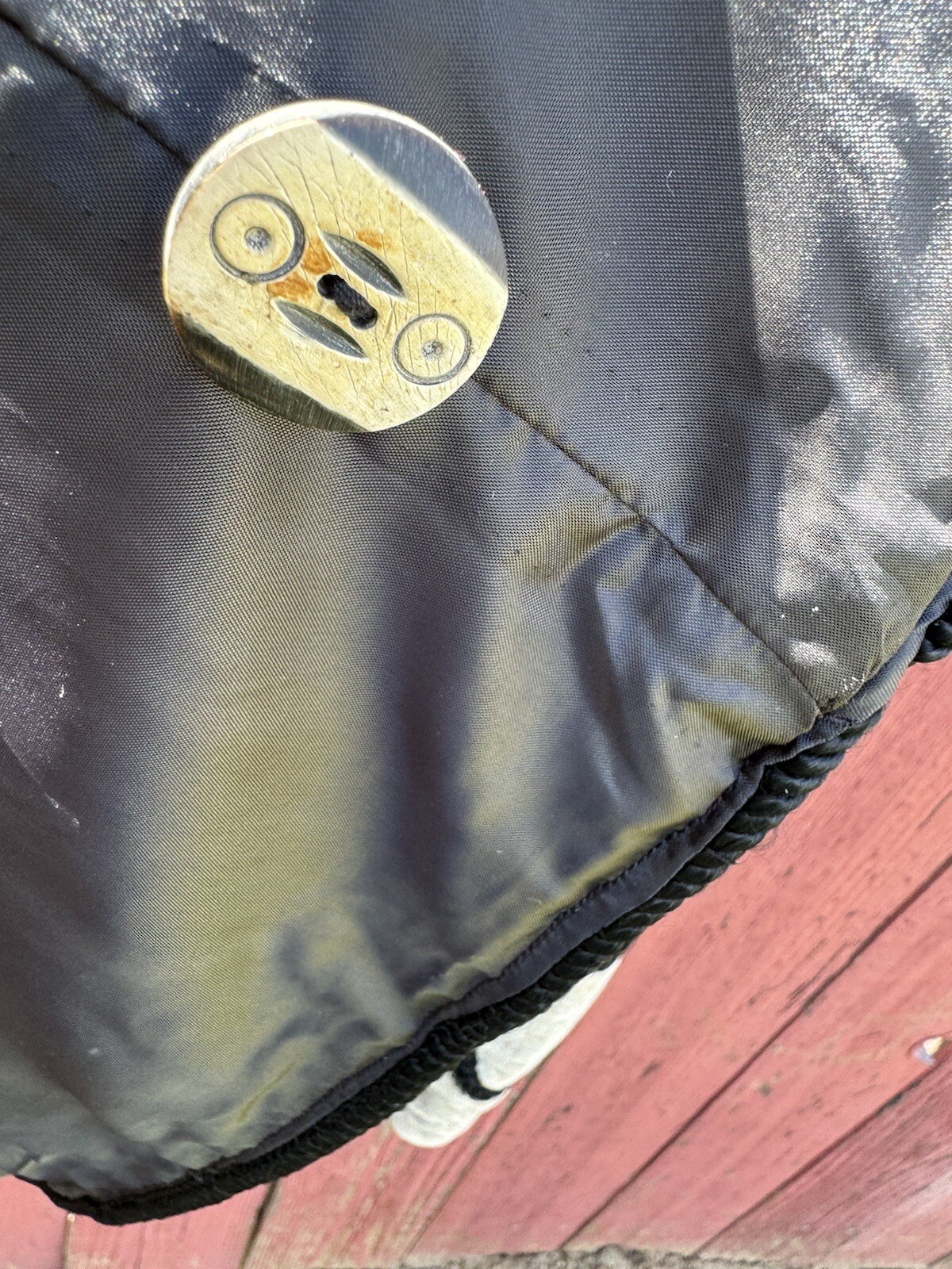 Indigo Moon Patchwork Jacket Size Large Leopard C… - image 18