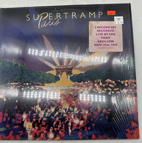 Supertramp Paris A&M Records SP-6702 2x LP (1 EX, 1 VG)