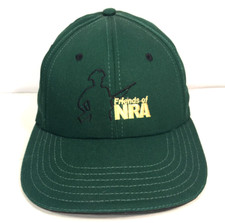 Friends of NRA Green Cap Hat Adjustable Made in USA for NRA by Americap