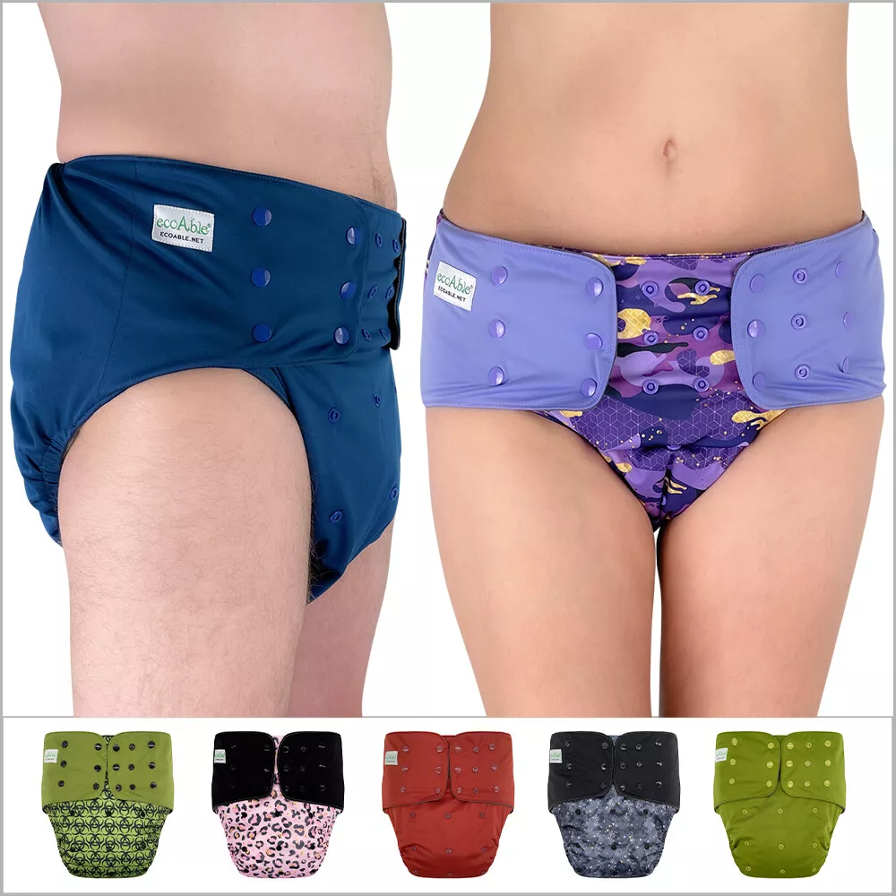 ECOABLE Pocket Cloth Diaper 2.0 for Special Needs Adults