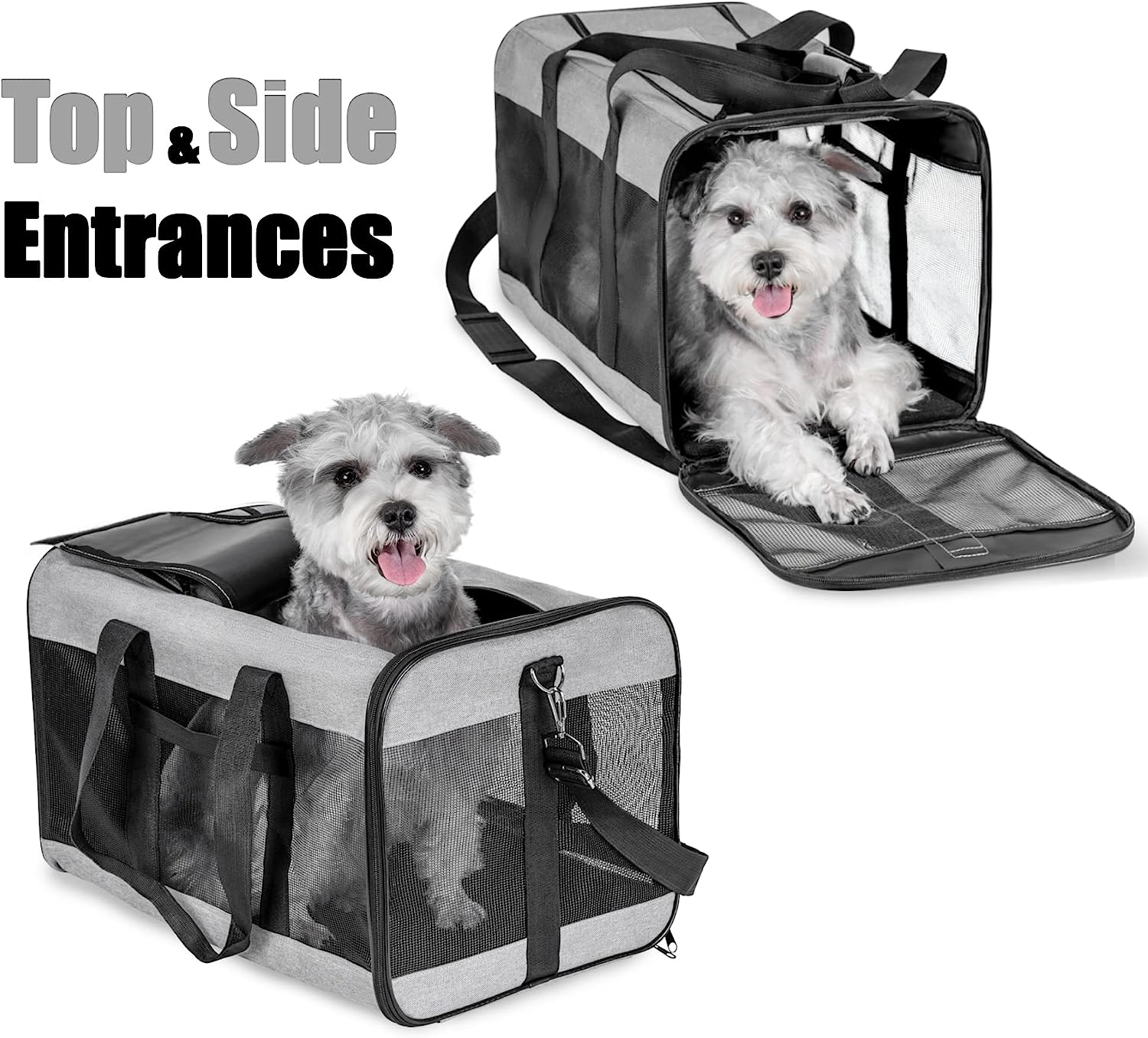 Pet Carrier Dog Carrier Soft Sided Pet Travel Carrier for Cats, Small
