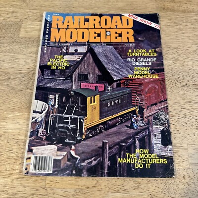 Vintage 1976 February Railroad Modeler Magazine Volume 6 Number 2