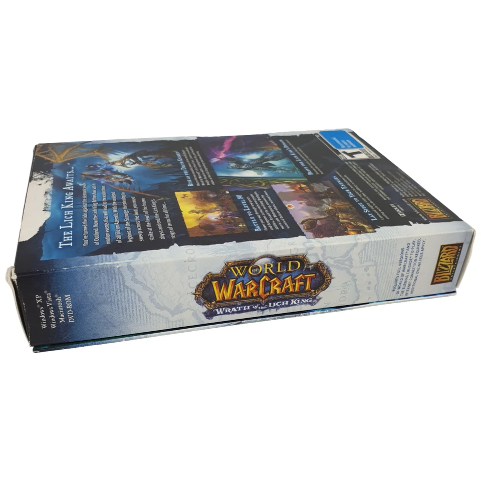 World of Warcraft Wrath of The Lich King Exp Pack Blizzard Window XP Manual 2008 - Image 4 of 4