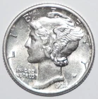 1938 Mercury Dime AU (K274)