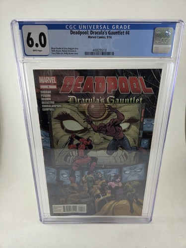 Deadpool Dracula's Gauntlet #4 2014 CGC 6.0 White Pages Marvel Comics