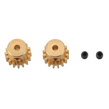 2PC 2.3mm Shaft Metal Pinion Motor Gear 48DP M0.6 M0.8 for 1/12 1/16 RC Car2350