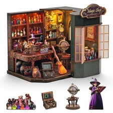 Book Nook Kit   DIY Miniature House Dollhouse for Adults  Teens, 3D Wooden P...