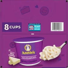 Annie's White Cheddar Microwavable Mac & Cheese Cup