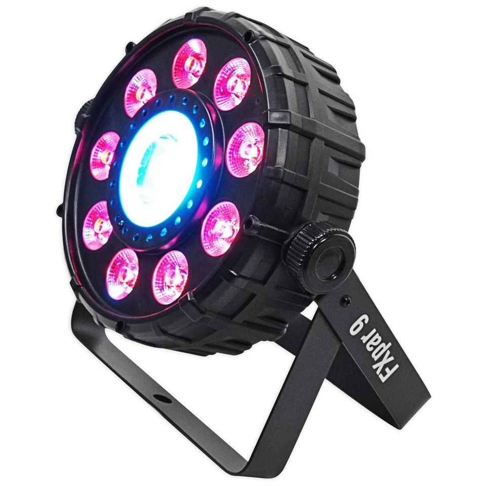 (2) Chauvet DJ FX Par 9 DMX Multi-Effect LED, SMD RGB+UV Strobe Par Lights - Image 4 of 4