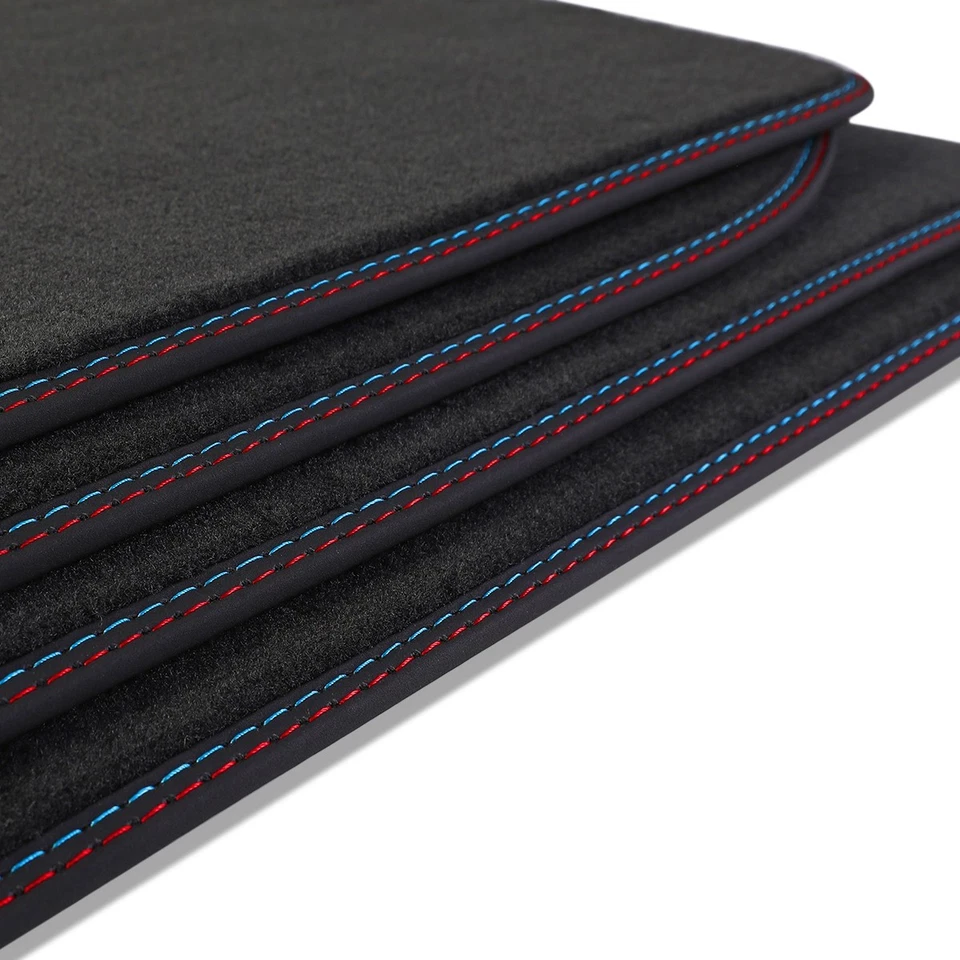 For BMW 3 Series E90 2005-2013 OEM Quality Velour Carpet Car Floor Mats Liners - image 3 of 4