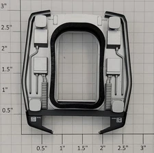 Lionel 15531-14 Acela Coach End Cap with Diaphragm - No Door (12)