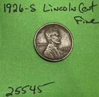1926 S Lincoln Wheat Cent / Penny 1c Fine