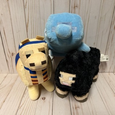 Minecraft Plush Lot Animals Black Sheep Camel Dolphin 10 Inch