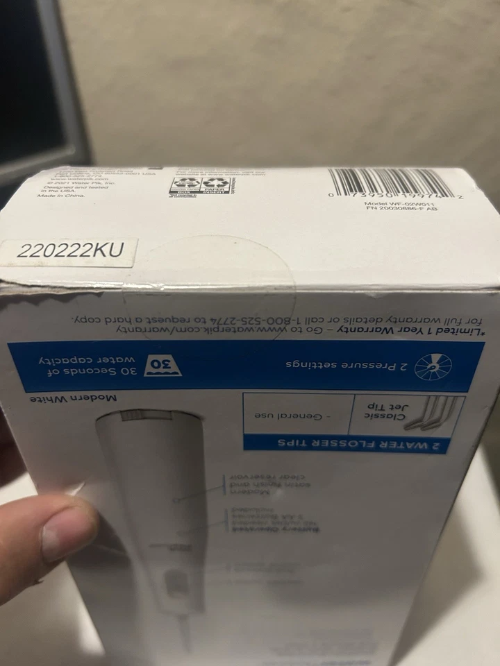 Waterpik Inalámbrico Express Hilo de Agua Nuevo Sellado Foto 2 de 2