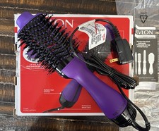 Revlon One-Step Hair Dryer And Volumizer Hot Air Brush Purple New Open Box