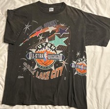 Vintage 1993 NBA All Star Weekend Salt Lake City Utah Salem Sportswear XL