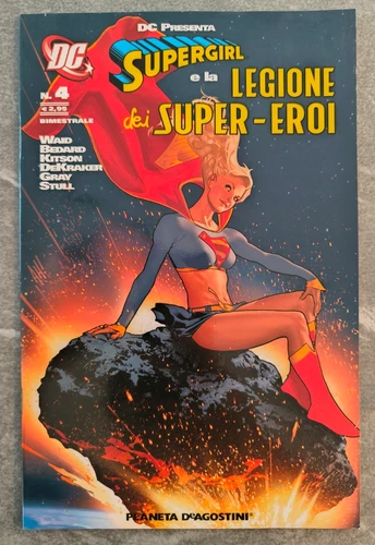 Supergirl and the Legion of Superheroes #23 🔑 Italian ADAM HUGHES VARIANT VG