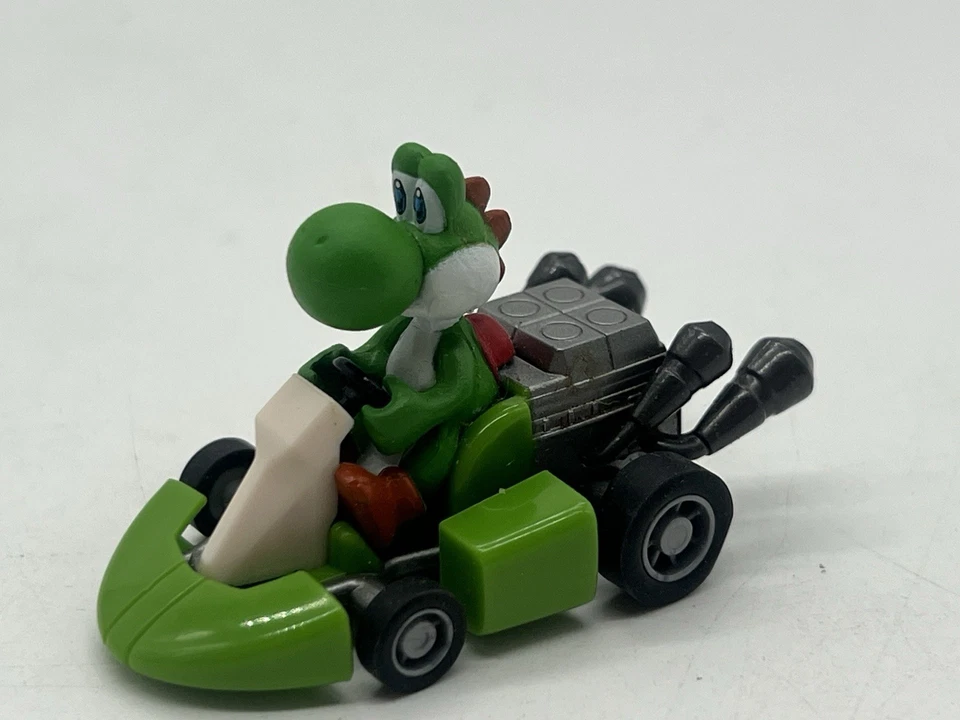 Nintendo Tomy T-Arts Super Mario Kart Pull Back Racers Mario & Yoshi por favor leer Foto 3 de 4