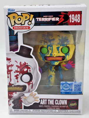 Funko POP! Terrifier Art The Clown Bloody #1948 Glows CHASE Funko