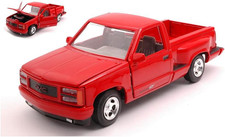 Model Compatible with GMC Sierra GT Pick UP 1992 RED 1:24 DIECAST MTM73204R