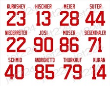 Team Switzerland 2026 Olympic Ice Hockey STICKER DECAL Hischier Meier Josi Moser