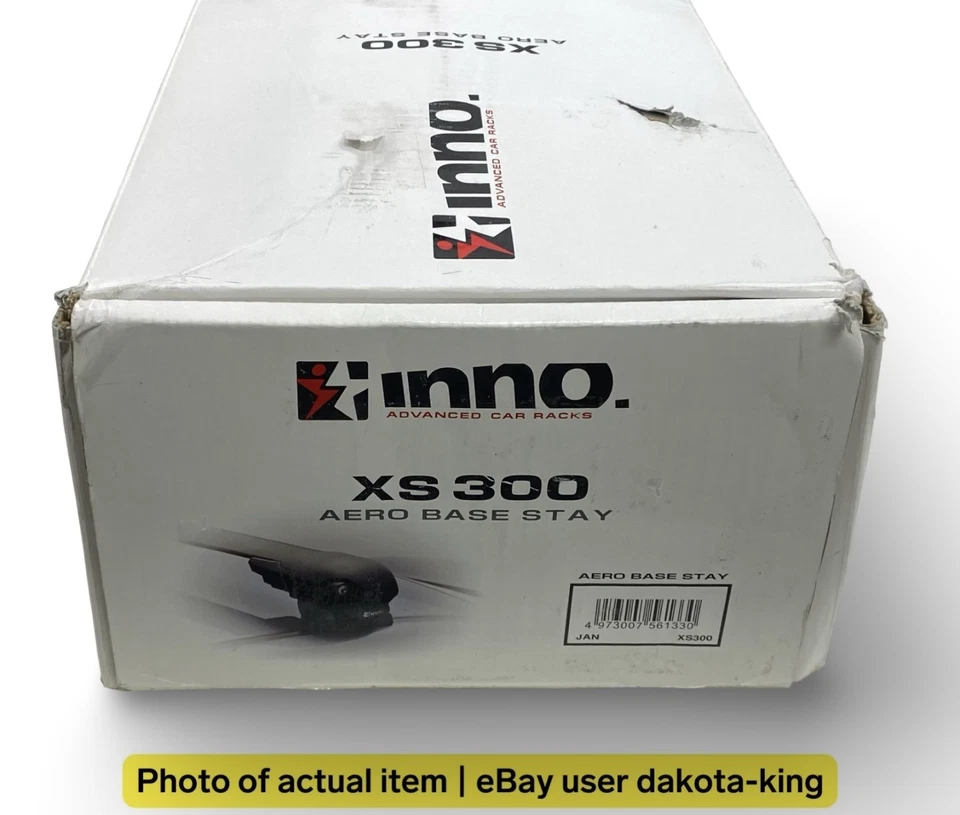 INNO XS300 Aero Estancias/Torres Base Bajo Perfil para Puntos Fijos FLUSH Juego de 4 Foto 4 de 4