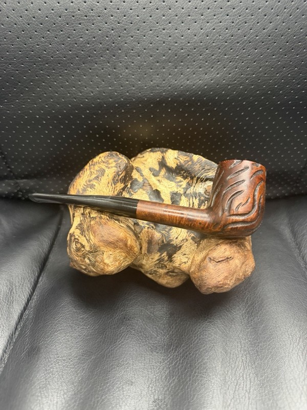 ESTATE PIPE DR. GRABOW RIVIERA,BILLIARD CARVED BOWL ,USED