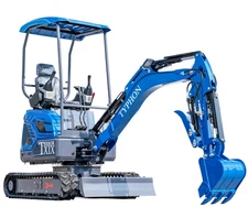 TYPHON TERROR XIX Mini Excavator 4000lbs Kubota D902 EPA Superior Hydraulics New