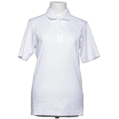 Puma, Poloshirt, Größe: 40/42, Weiß, Polyester, Einfarbig, Damen #mEK