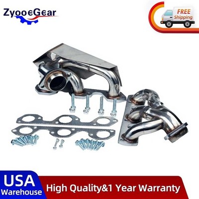 For 2007-2011 Jeep Wrangler JK 3.8L V6 Stainless Shorty Manifold Header w/ Gaske