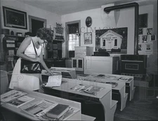1978 Press Photo Inside school house where GOP was started in Ripon, Wisconsin