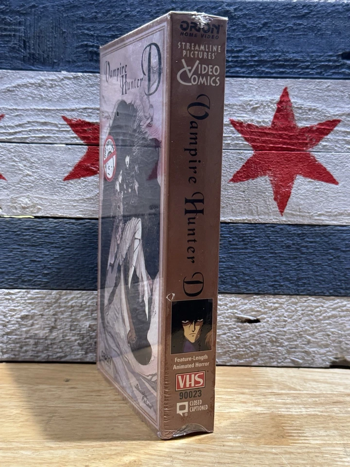 Vampire Hunter D VHS 1985 Streamline Pictures Orion Home Video Horror Anime - Image 4 of 4