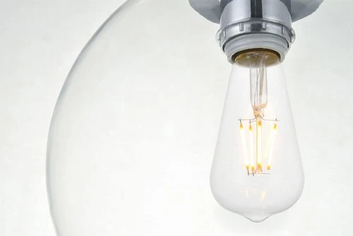 Living District Baxter 3-Light Metal Pendant in Brass and Clear Finish - Picture 9 of 9