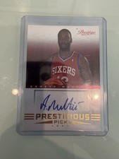 2012-13 Prestige - Prestigious Picks Signatures Arnett Moultrie #71 (AU, RC)