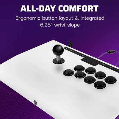 Victrix PRO FS Arcade Fight Stick - White - PS5/PS4/PC (OPEN BOX