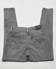 Levis Gray Distressed Black Label 721 High Rise Skinny Jeans Sz 31 Grunge Skater